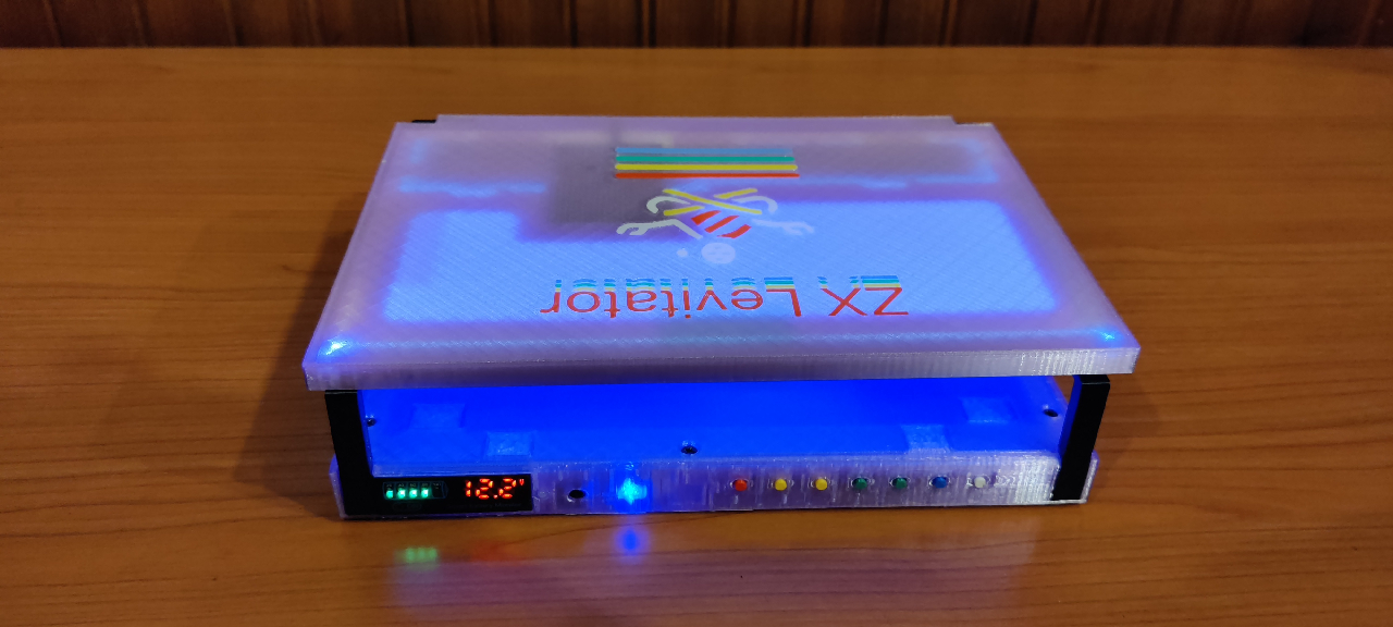 ZX Levitator Magenta Trasparente - Vista posteriore chiuso